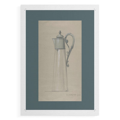 Vintage Sketch XLV -Canvas Print Only - NOT FRAMED