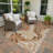 Machine Washable Indoor/Outdoor Chantille ACN2411 Botanical Rug-1935943369