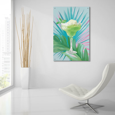 «Tropical Cocktail 3» par Danhui Nai, art mural en verre acrylique