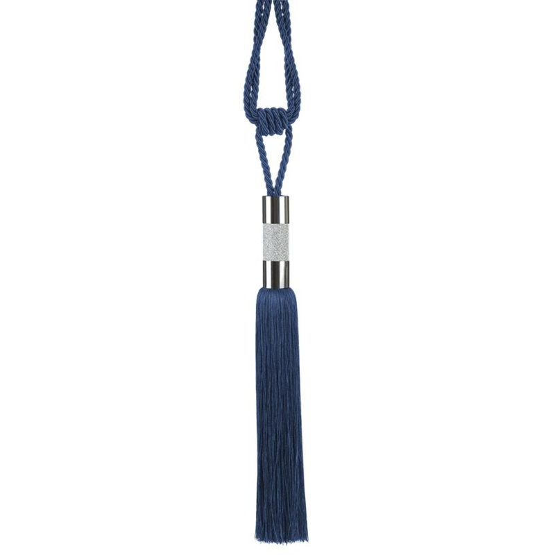 Marcelle Fabric 38cm Curtain Tieback, Blue