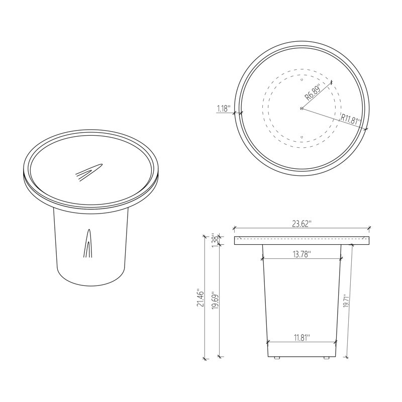 Lampe moderne tout en bois 2607