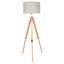Jeanette 127.5cm Natural Tripod Floor Lamp