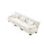 Canapé modulaire en chenille 3, siège profond, confortable pour tous les espaces de vie, bureaux, appartements, blanc, confortable-1579905061