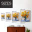FLORAL Series CDLXV III, reproduction d'art encadrée - bois massif-688611637