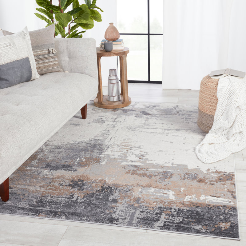 Grotto Abstract Indoor Rug, Rectangle 8' x 10'