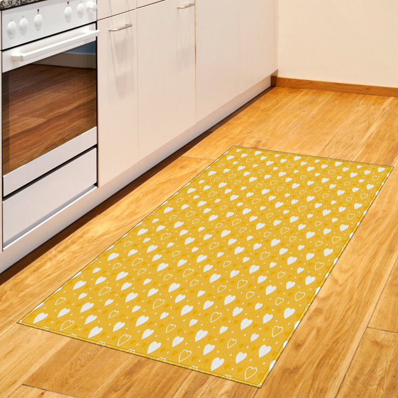 Tapis décoratif romantique à haute densité en fibres longues, Rectangle 2 pi 7 po x 5 pi