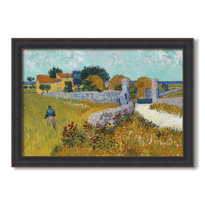 Ferme en Provence, 1888 - Vincent van Gogh - Toile encadrée sur mesure