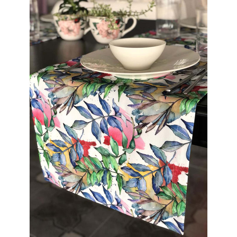 Colorful Leaves Table Runner