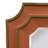 Ethan Scalloped Mirror Orange-901734264