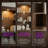 78.75''H 4-Tier Freestanding Bookshelf With Led Light & Adjustable Glass Shelves