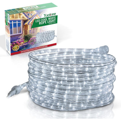 24-ft LED Outdoor Rope Light - Flexible, Linkable & Waterproof Tube Light for Home Décor