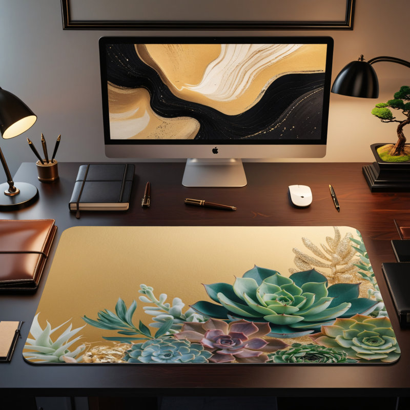 Polyester Desk Pad, 23.6x13.8