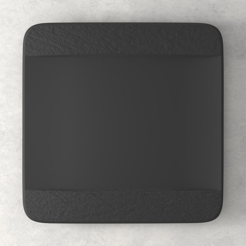 Villeroy & Boch Manufacture 11" Dinner Plate Square, Black