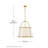 Hinkley Clarke Drum Two-Tone Chandelier Pendant-101221363