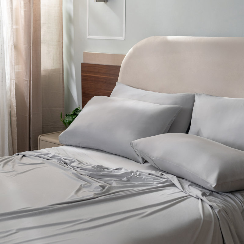 REST®  Evercool® + Cooling 2-Piece Set Pillow Cases - Pillowcase For Sensitive Skin, Silver Infused Fabric For Hygienic Sleep, Silky Smooth For Curly Hair, High Elastic For Snug Fit