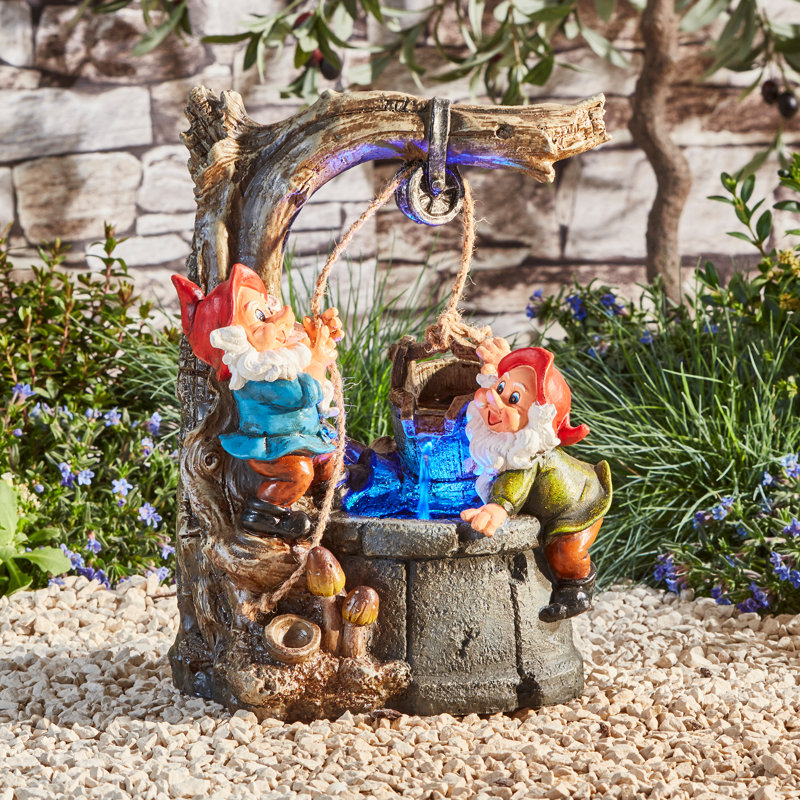 Crossville Outdoor Fountain with Lights
