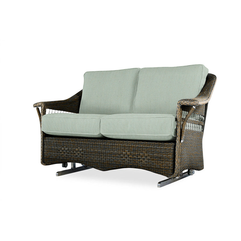Nantucket Outdoor 2 - Seat Loveseat, Mink, Bamboo Bay Sky