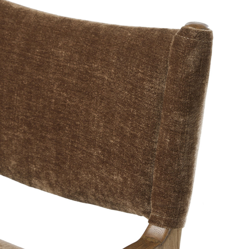 Jayla Upholstered Arm Chair, Toasted Oak, Monte Olive