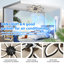 Deira 90cm 7 - Blade Reversible Dimmable LED Ceiling Fan With Remote Control And APP-861618318