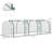 Outsunny 10' X 3' X 2.5' Mini Greenhouse, Portable Tunnel Green House With Roll-Up Zippered Doors, UV Waterproof Cover, Steel Frame, Clear