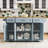 Kitchen Island With Rubber Wood Drop Leaf-1070859680