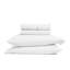 Ensemble de draps 100% coton percale brossé et délavé 4 pièces-116302326-116250213