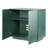 Cat Litter Box Enclosure, 31.5 in Hidden Litter Box Cabinet, Wooden Indoor Cat Washroom with Ventilated Holes, Double-Door Kitty Pet House Furniture, End Side Table Fit Most Litterboxes