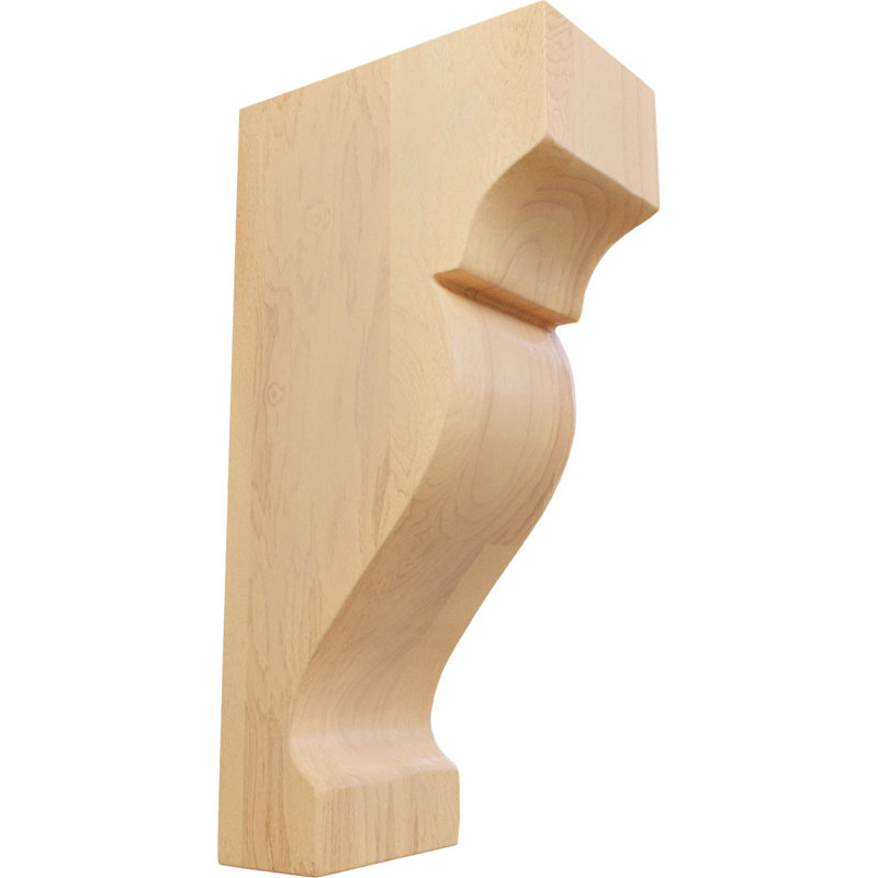 Corbeille en bois Dearborn, Hévéa, H 6 po x l 1,75 po x P 3 po