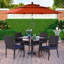 4 - Person Patio Dining Set with , Cushions Included-1230216058