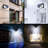 LED Solar Power Dusk to Dawn Outdoor Security Area Light with Motion Sensor (Pack of 2)
