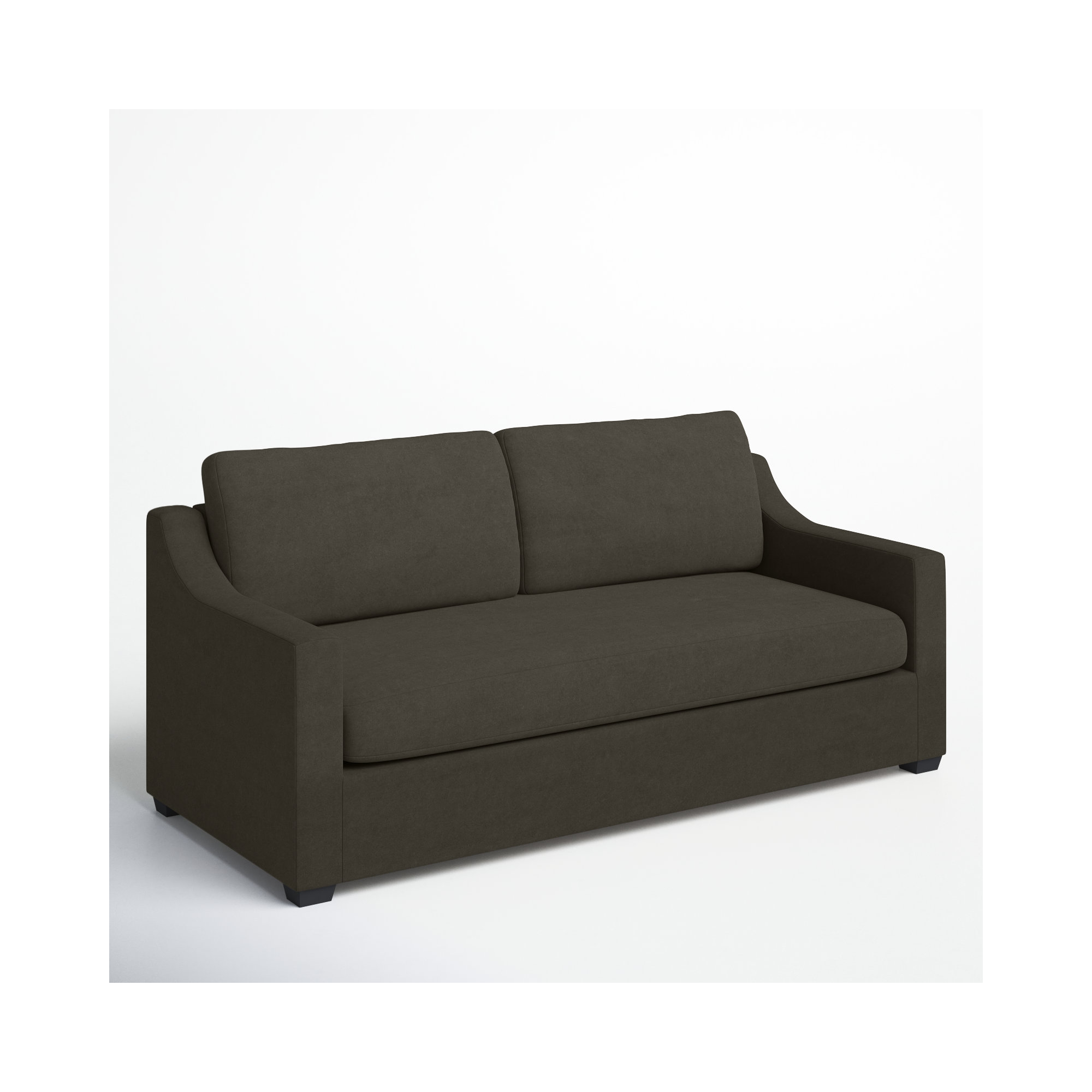 Cranbrook 88'' Upholstered Sofa, Bella Ash Performance Velvet