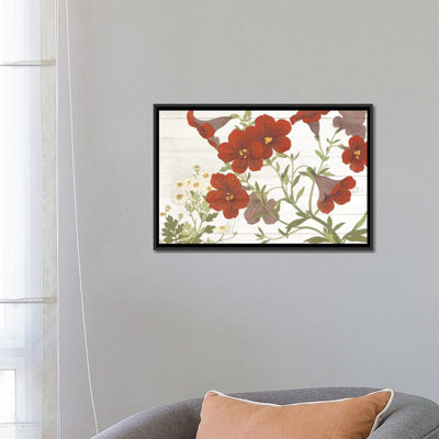 «Summer Salpiglossis Cottage» par Wild Apple Portfolio - impression sur toile tendue