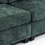 3 salons en tissu chenille, 109,21 x 32,96 x 34,84 po, coussins moelleux et de soutien, canapé de décoration polyvalent, sièges doux pour les nuages, couleur simple, fabrication