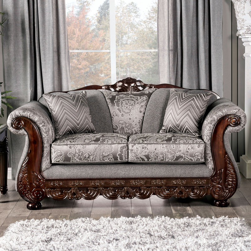 Causeuse l 70,4 po, gris, Gris, H 44,5 po x l 70,4 po x P 37,4 po