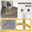 Dhital Counter Stool with Metal Frame