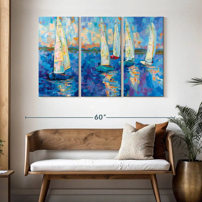 Mehar Back From The Race, 32" H x 50" W