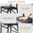 Ailse Upholstered Folding Dining Room Chairs Set Of 4, Faux Leather Parsons Dining Chairs, Kitchen Armless Side Chairs With Padded Seats-1547791775