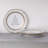 Noritake Charlotta Gold Holiday Tree 9" Accent Plates