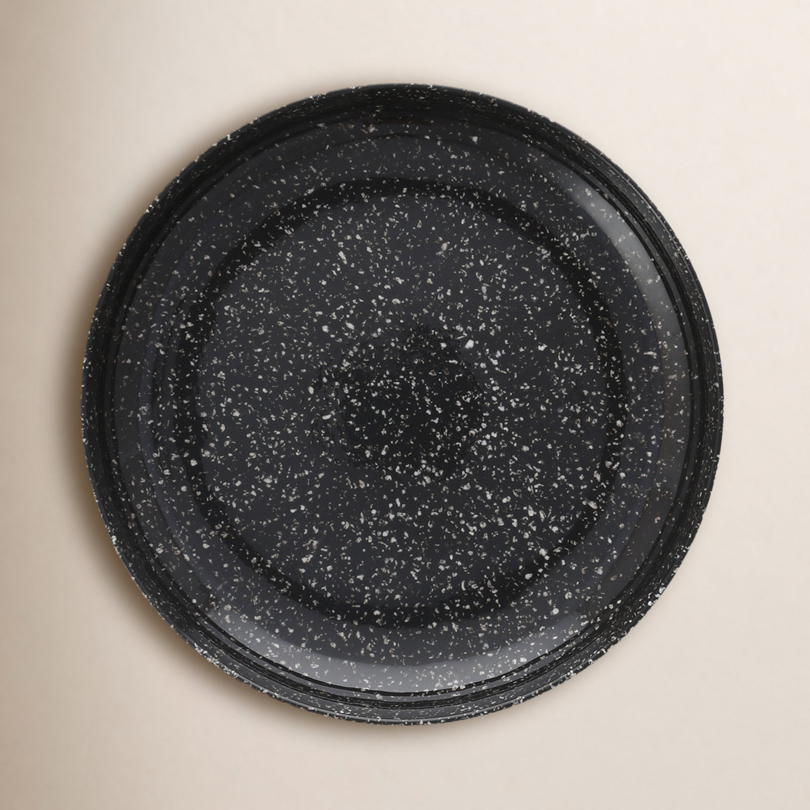 Maskell 9" Salad Plate, Charcoal