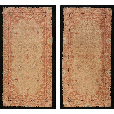 Hand Knotted Wool Floral Area Rug