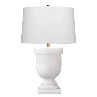 Lampe de table blanche 34,75 po Carnegie