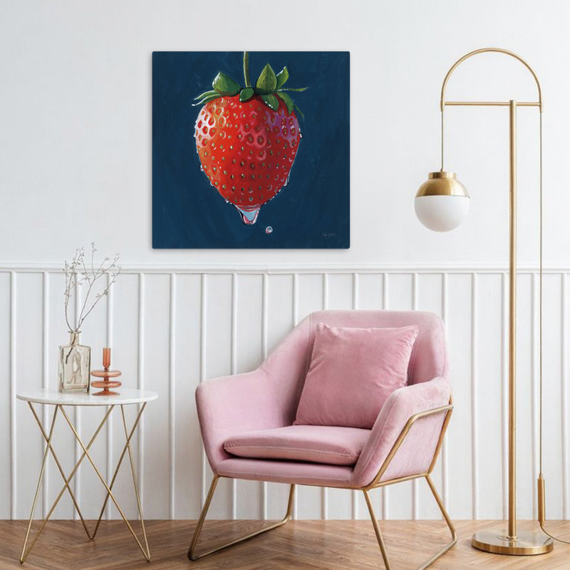 «The Most Strawberry», art contemporain, H 32 po x l 32 po