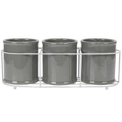 Danard Metal Rectangle Flatware Caddy