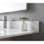 Classic Sintered Stone Bathroom Vanity Top 43X22 With Undermount Ceramic Sink And Backsplash 43"X22" For Fashionable Style