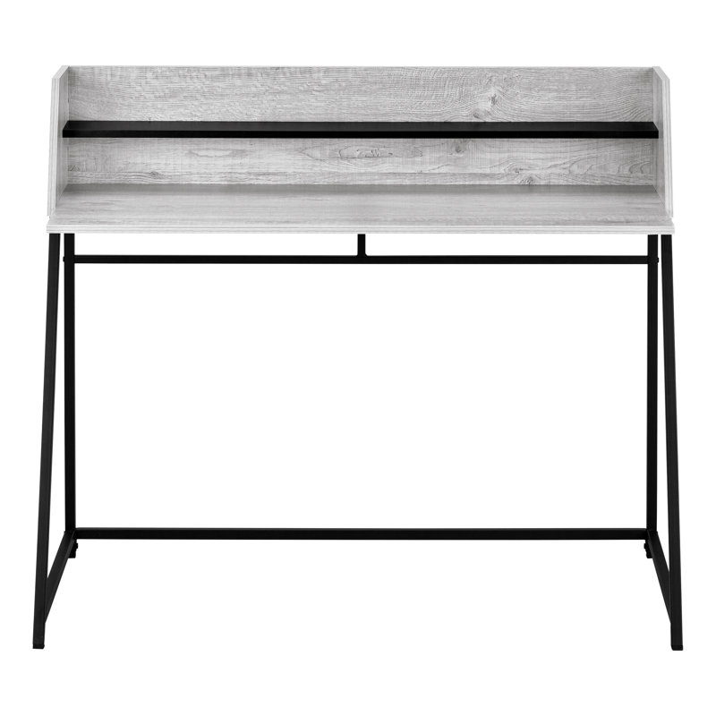 Bureau d'ordinateur, bureau personnel, ordinateur portable, tablettes de rangement, L 48 po, travail, stratifié, métal, contemporain