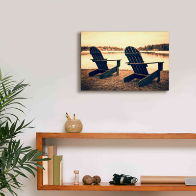 «At the Lakes» par Edward M. Fielding - impression sur toile tendue