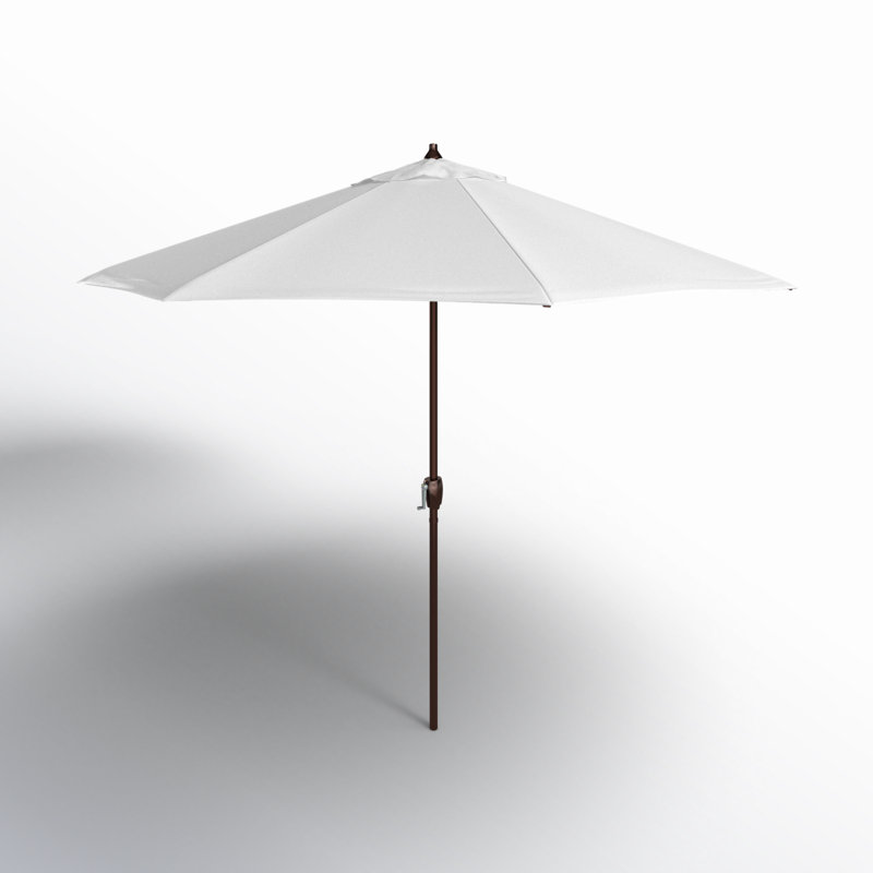 Parasol de marché 9 'Khoury, Blanc - oléfine