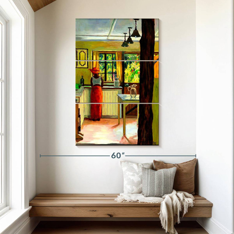 Leisha African Kitchen, 50" H x 32" W