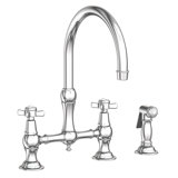 Fairfield Kitchen Bridge Faucet with Side Spray