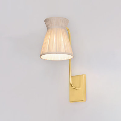 Hollywood Wall Sconce in Aged Brass by Cortney Bishop